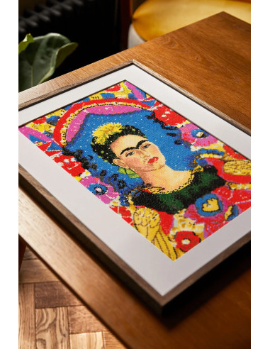 Cross-stitch embroidery kit - The frame