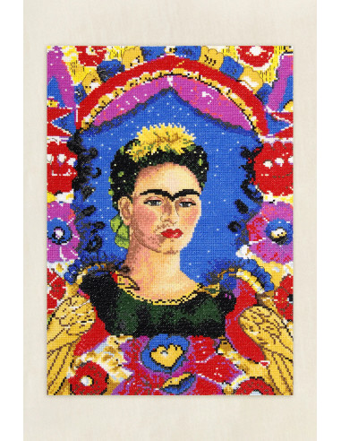 Cross-stitch embroidery kit - The frame
