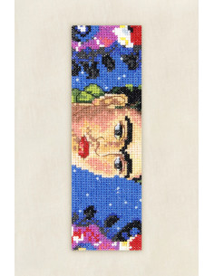 Cross-stitch bookmark embroidery kit - The frame 2