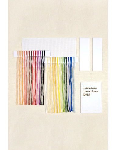 Cross-stitch bookmark embroidery kit - The frame