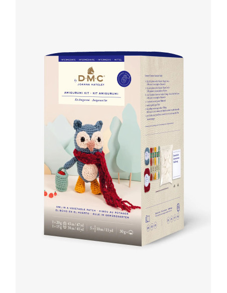 Amigurumi kit - Owl in the garden