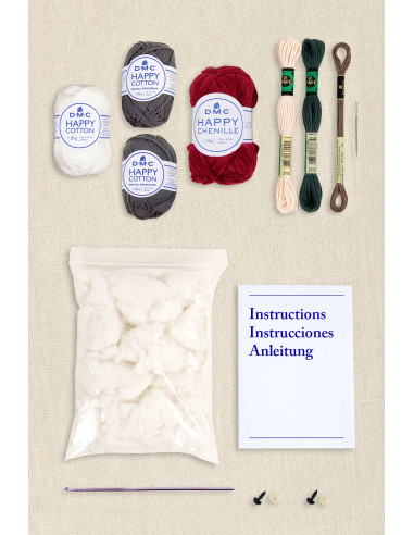 Amigurumi kit - Gourmet squirrel