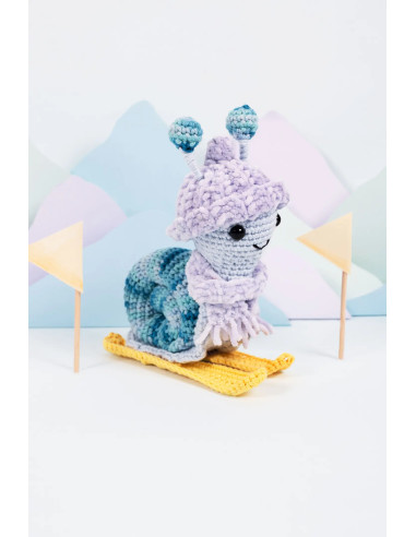 Amigurumi kit - Skier snail