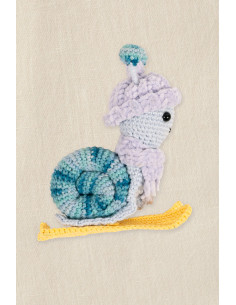 Amigurumi kit - Skier snail 2
