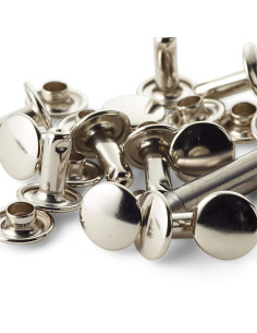 Set of 8 tubular rivets with 6-9 mm drilling tool 2
