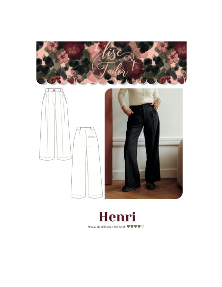 Pants pattern - Henri - Lise Tailor