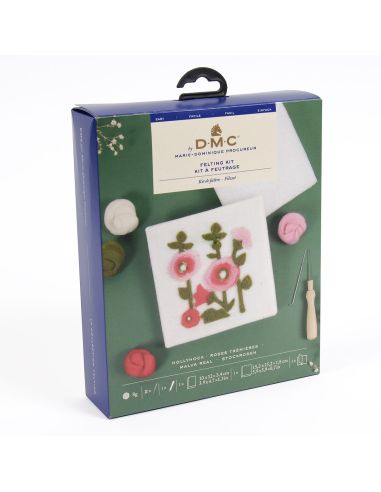 Felting Kit - Hollyhocks