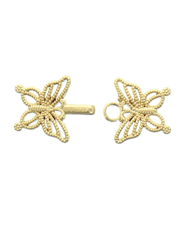 Chic Brandenburg bow tie - Gold