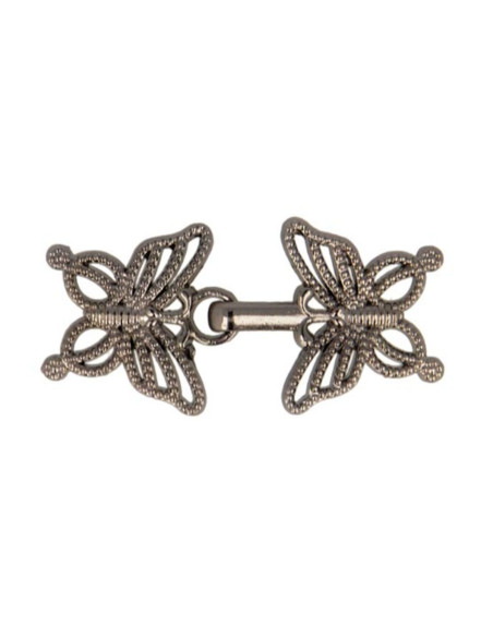 Chic Brandenburg bow tie - Gunmetal