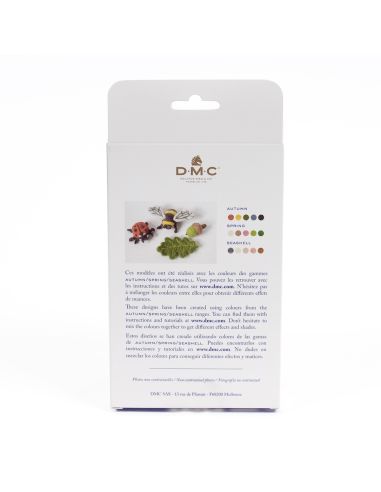 Pack of 5 carded felting wools DMC - Autumn