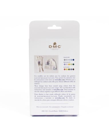 Pack of 5 carded felting wools DMC - Glacier