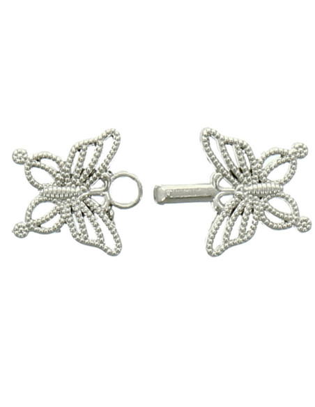 Chic Brandenburg bow tie - Silver