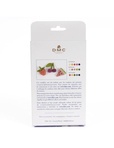 Pack of 5 carded felting wools DMC - Vitamin