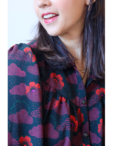 Celestial Viscose Fabric - Lise Tailor