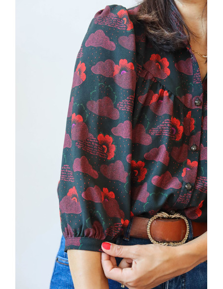 Celestial Viscose Fabric - Lise Tailor