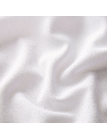 Crepe Georgette Fabric - White
