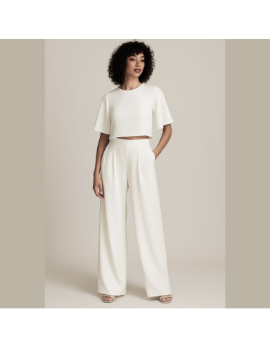 Crepe Georgette Fabric - White