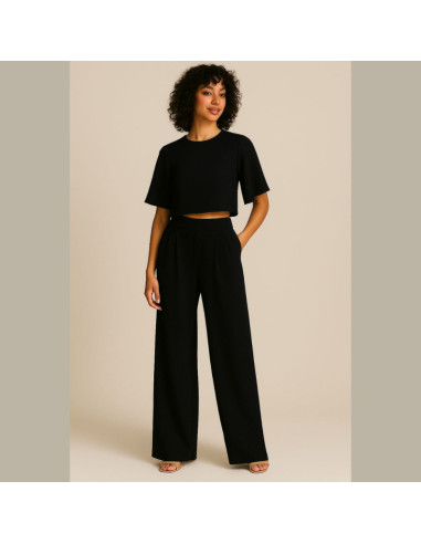 Crepe Georgette Fabric - Black