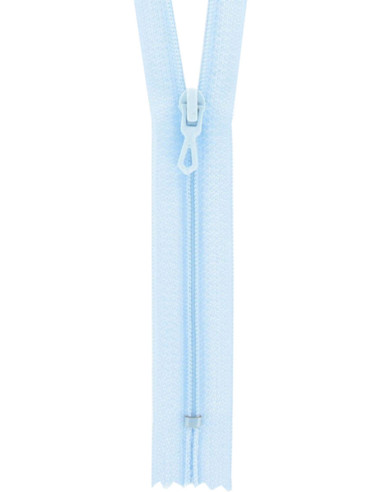 Nylon zipper - Azure blue