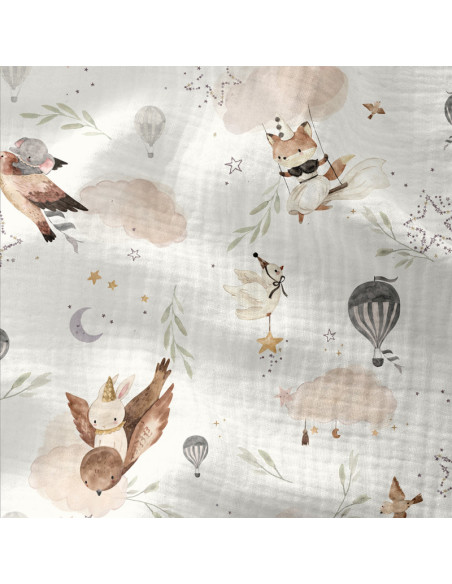 Printed double gauze fabric - Alya