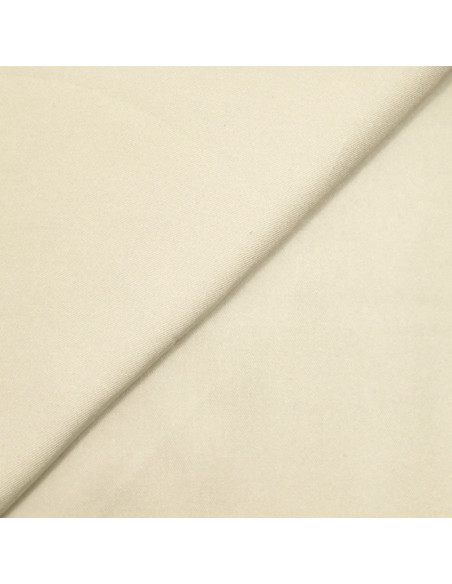 Heavy viscose twill fabric - Ecru