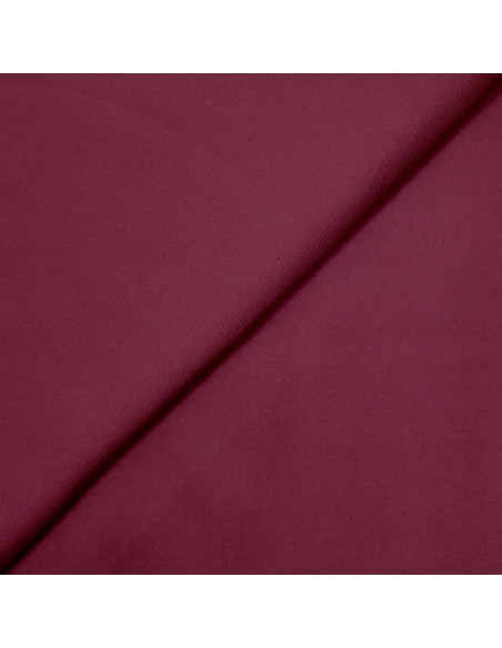 Heavy viscose twill fabric - Bordeaux