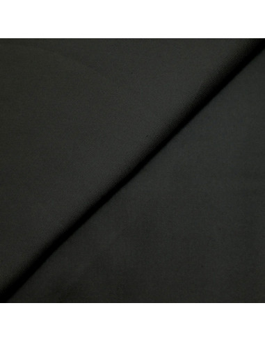 Heavy viscose twill fabric - Black