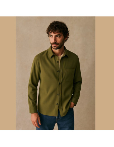 Heavy viscose twill fabric - Olive