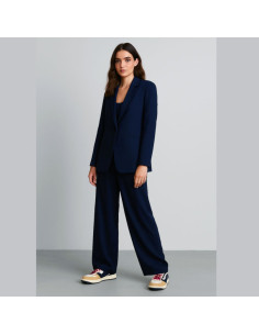 Heavy viscose twill fabric - Navy 2