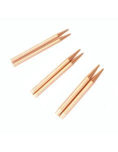 Mini interchangeable needle tips in rose gold DMC