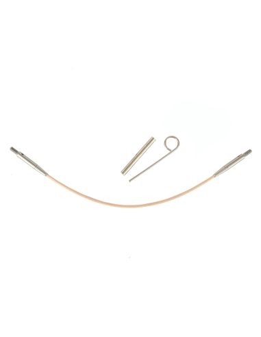 Swivel cable for DMC rose gold interchangeable needles