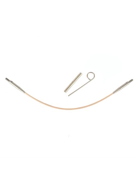 Swivel cable for DMC rose gold interchangeable needles