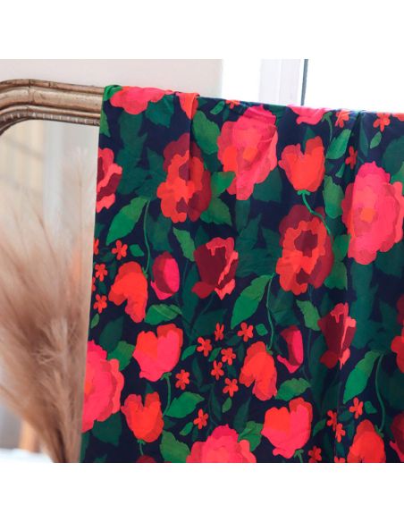 Viscose fabric La Roseraie - Lise Tailor