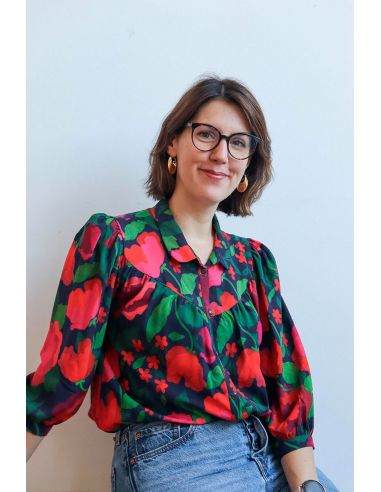 Viscose fabric La Roseraie - Lise Tailor