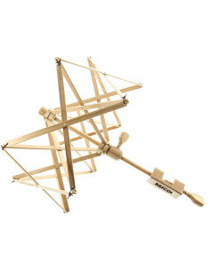 Wooden yarn swift with clamp by Rascol 2