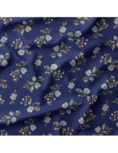 Printed velvet fabric - Lina