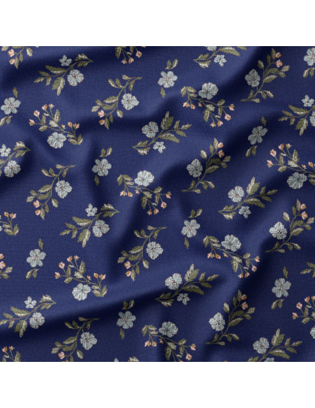 Printed velvet fabric - Lina
