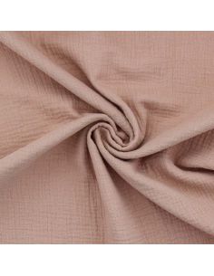 Double gauze cotton fabric - Mocha