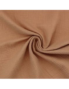 Double gauze cotton fabric - Beige