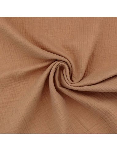 Double gauze cotton fabric - Beige