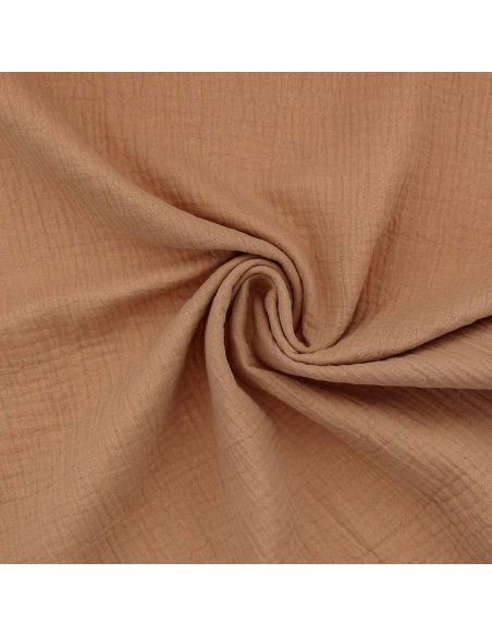 Double gauze cotton fabric - Beige