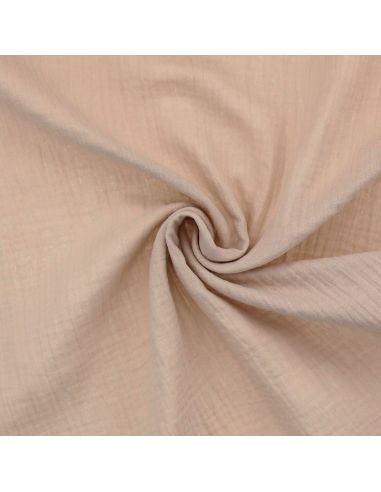 Double gauze cotton fabric - Latte