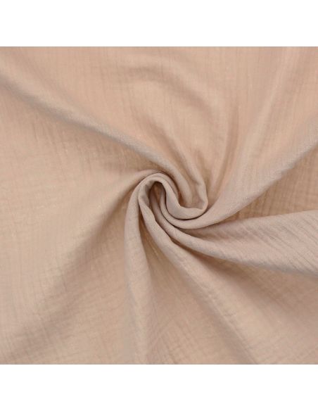 Double gauze cotton fabric - Latte