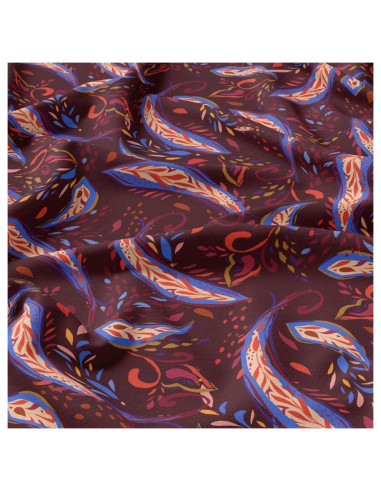 Viscose fabric - Nini purple and blue