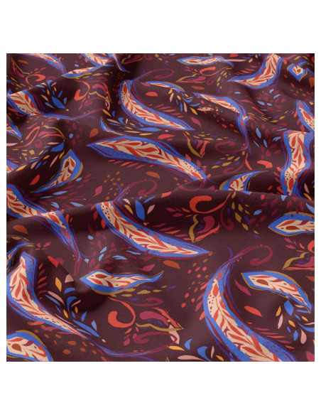 Viscose fabric - Nini purple and blue