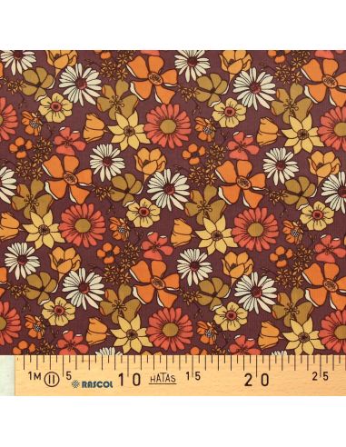 Printed velvet fabric - Azylis