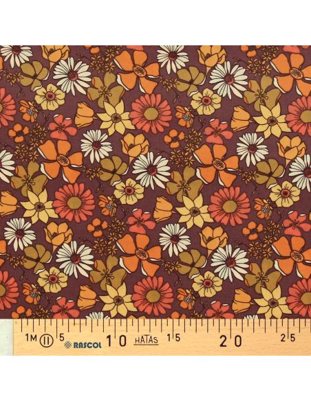 Printed velvet fabric - Azylis