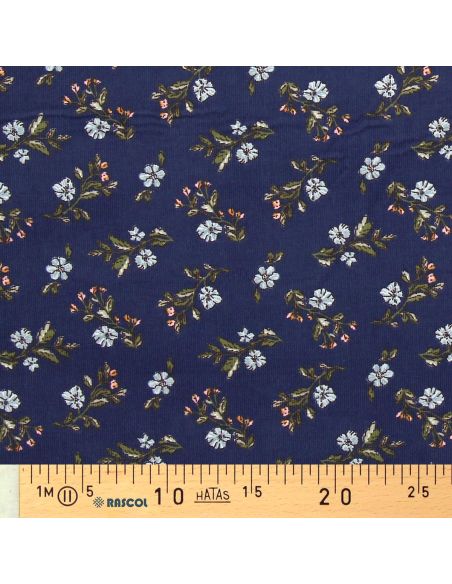 Printed velvet fabric - Lina