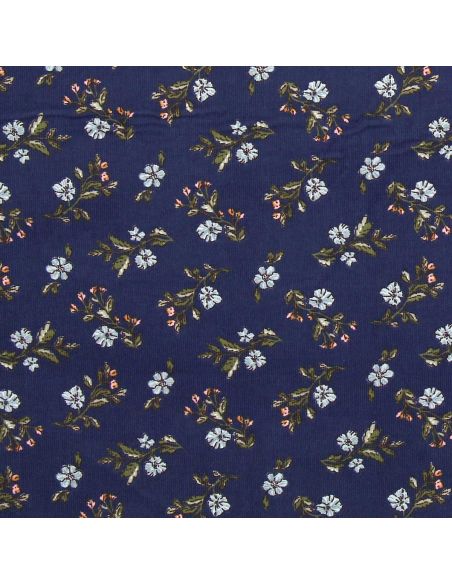 Printed velvet fabric - Lina