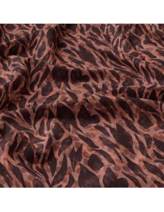 Viscose fabric - Zomalia brown
